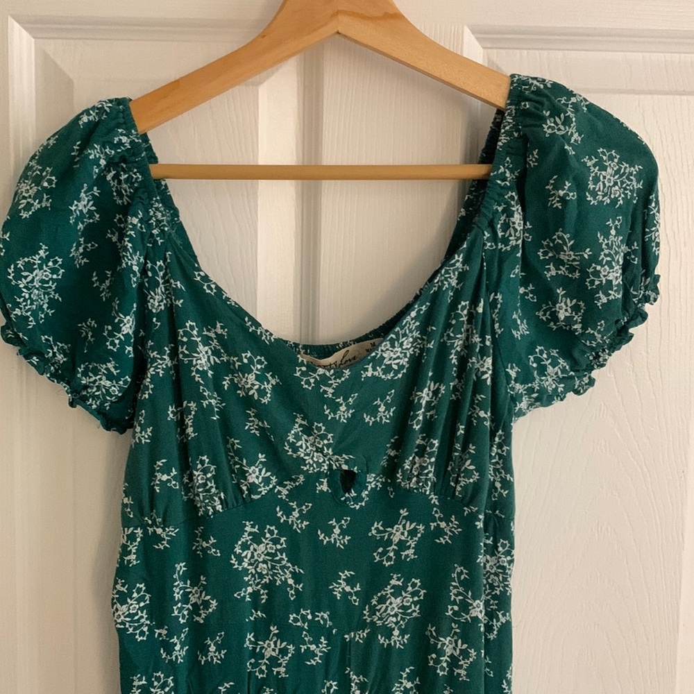 Beautiful floral green jumpsuit